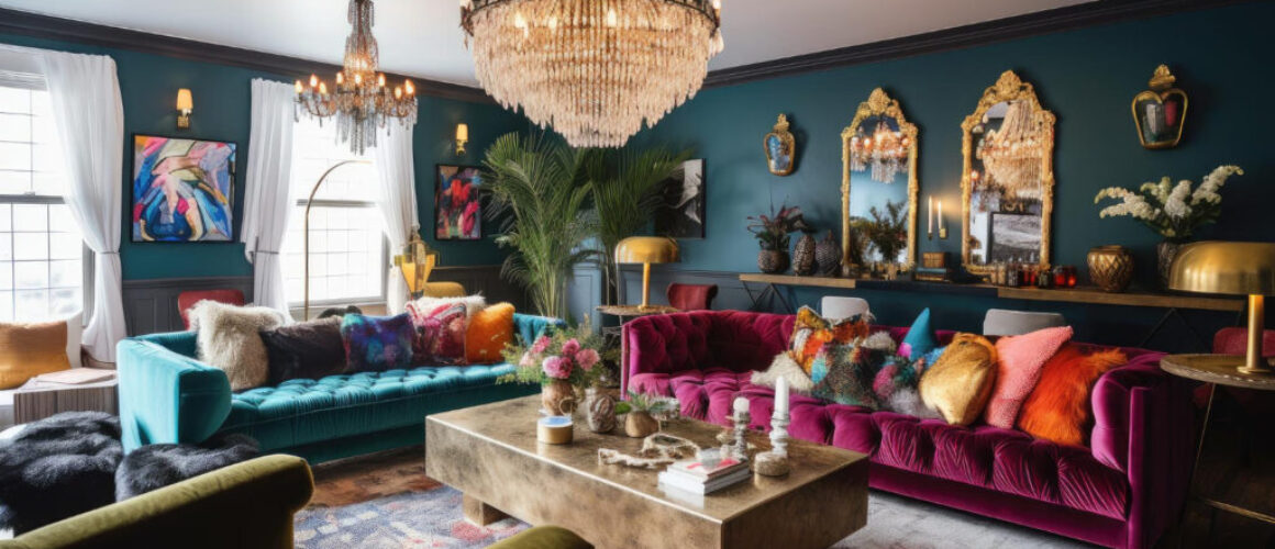 living-room-with-eclectic-mix-colors-textures-including-velvet-sofas-crystal-chandeliers