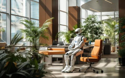 robot-waiting-modern-office-job-interview-generative-ai