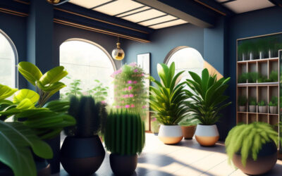 room-with-plants-lamp-wall