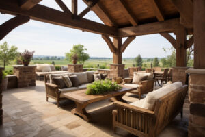 rustic-deck-with-patio-furniture-vegetation